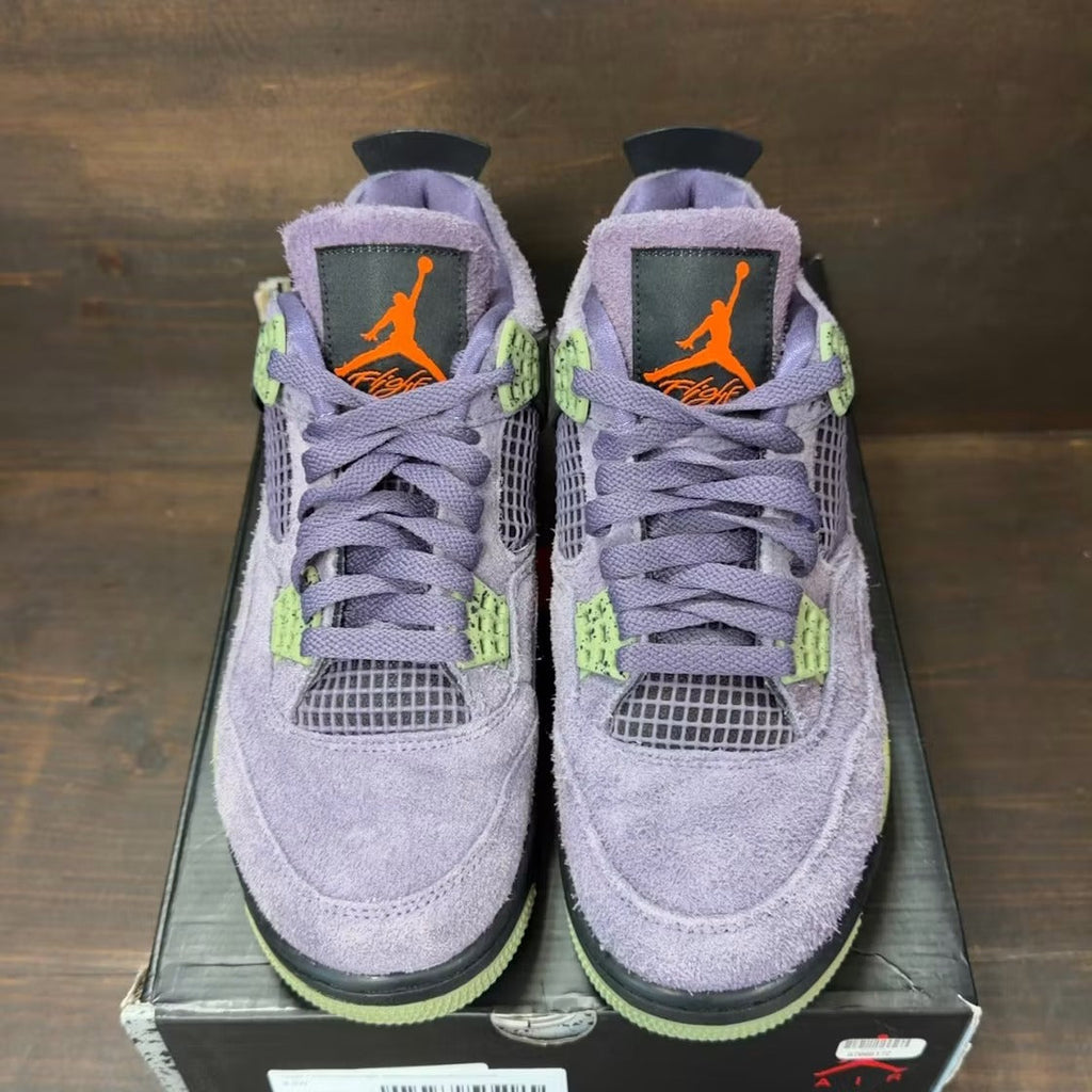 Used - Air Jordan 4 Retro Canyon Purple (Women's) - US W 8.5 - detail 2