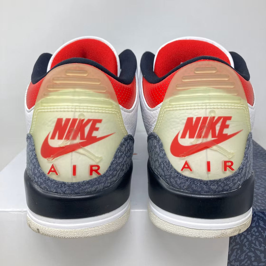Used - Air Jordan 3 Retro SE Fire Red Denim (2020) - US M 12 - detail 4