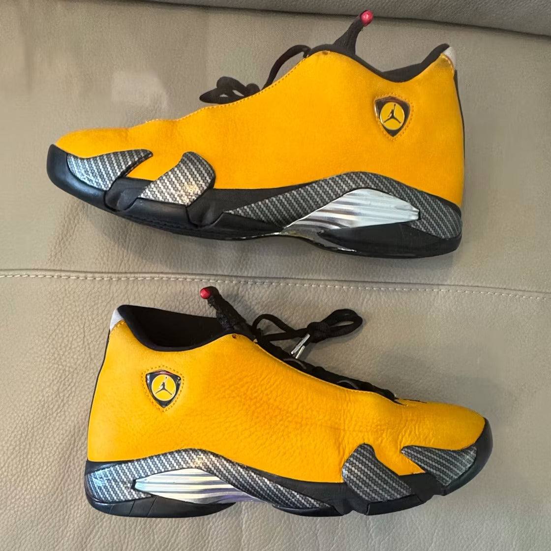 Used - Air Jordan 14 Retro University Gold - US M 9.5 - detail 2