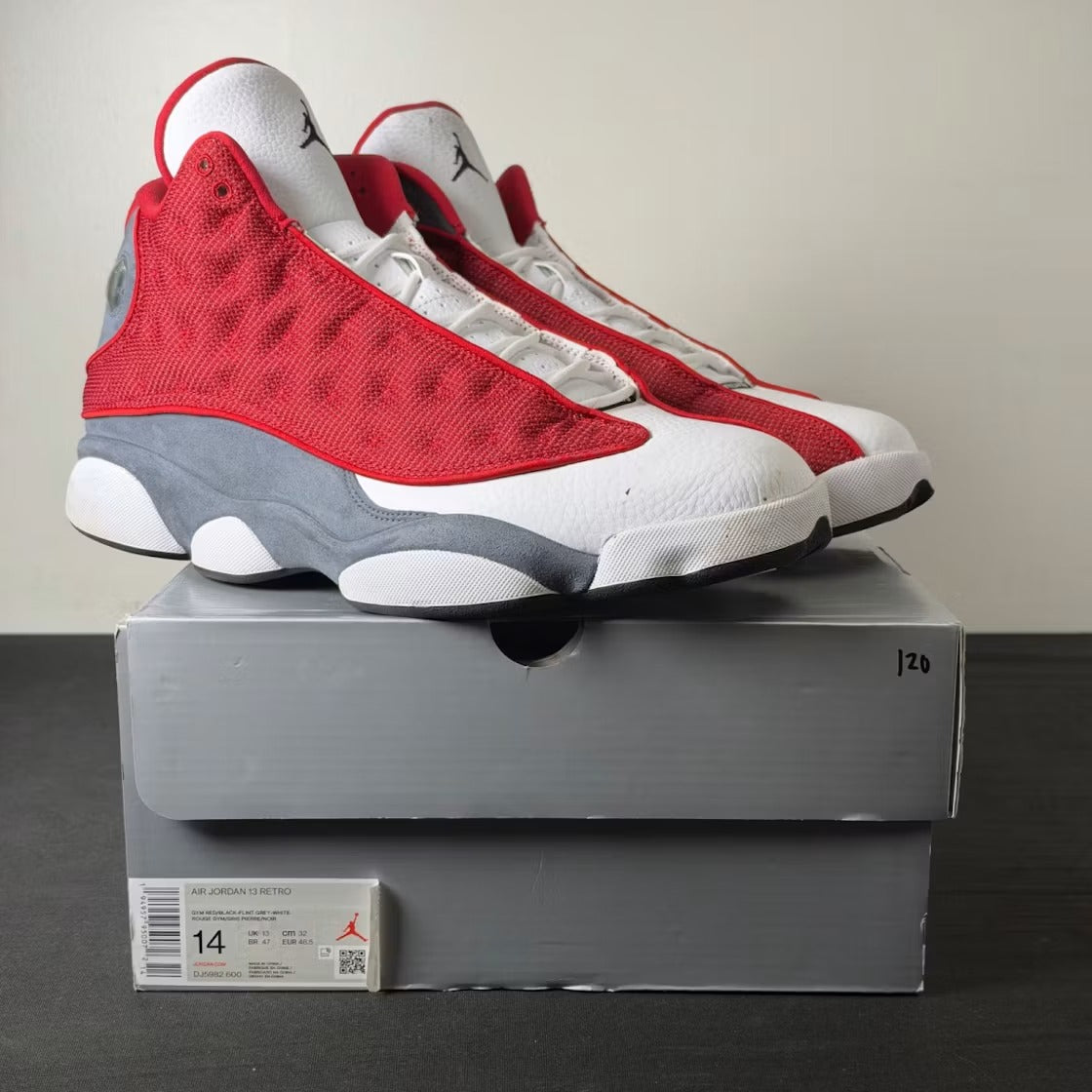 Used - Air Jordan 13 Retro Gym Red Flint Grey - US M 14 - detail 1