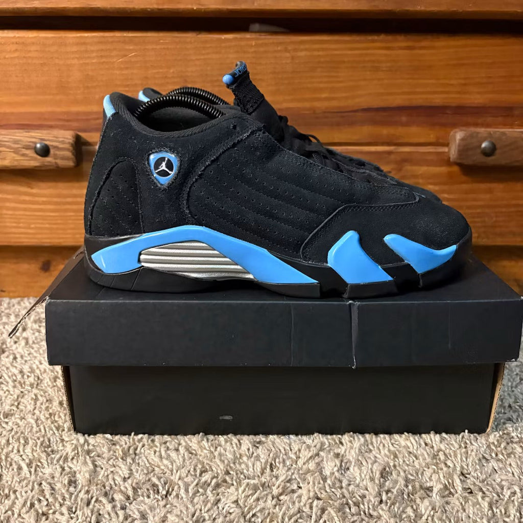 Used - Air Jordan 14 Retro Black University Blue (2026) (GS) - US 7Y - detail 1