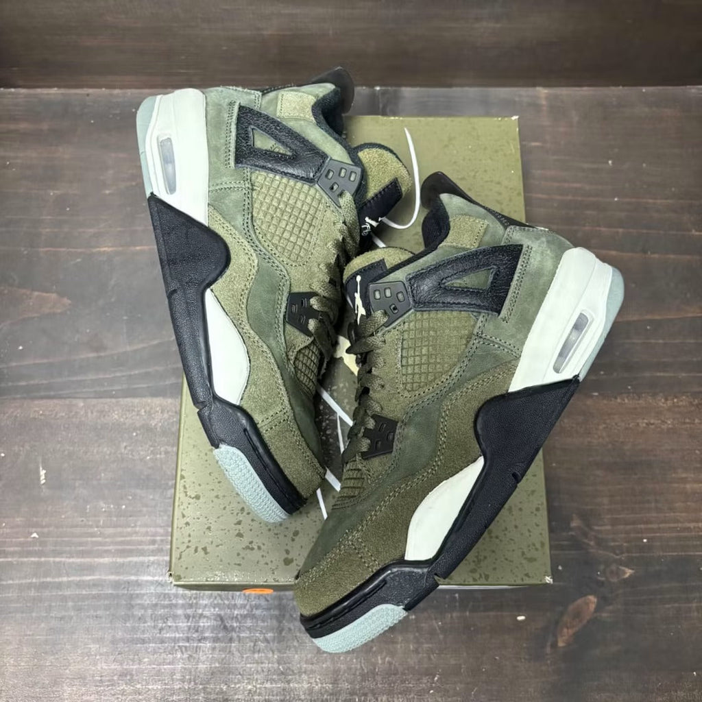Used - Air Jordan 4 Retro SE Craft Medium Olive (GS) - US 6.5Y - detail 1